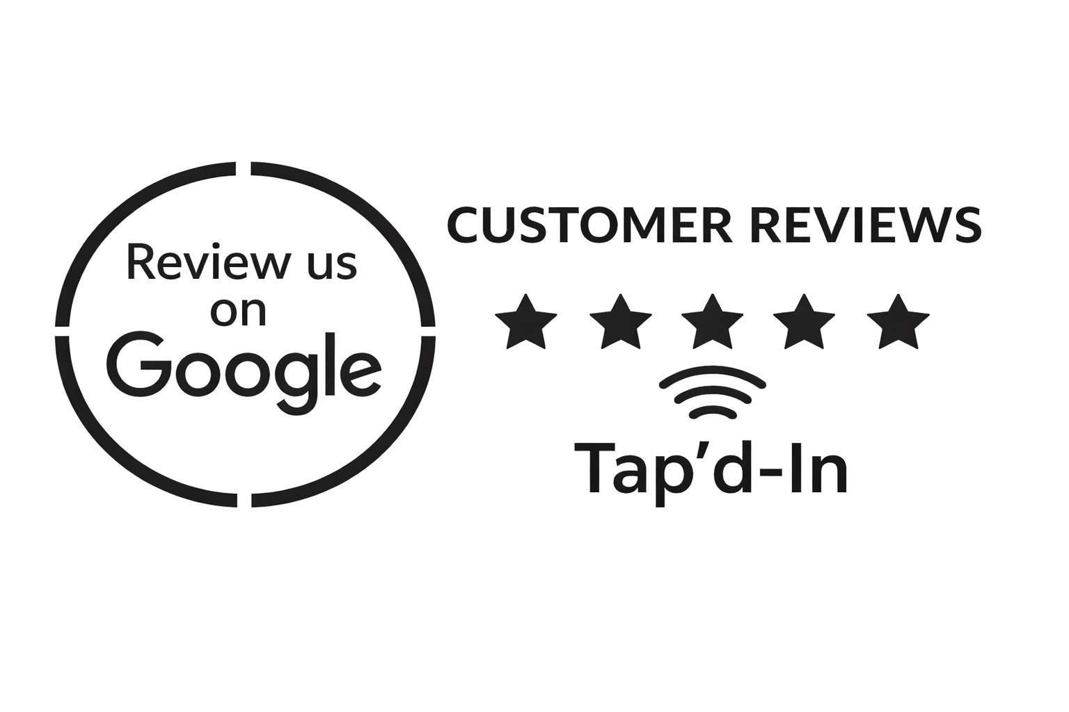 Tap'd-In customer review graphic