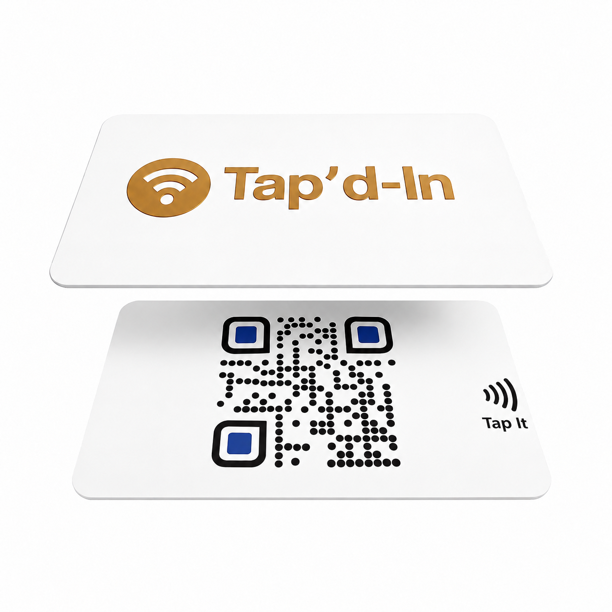 White Tap’d-In NFC card