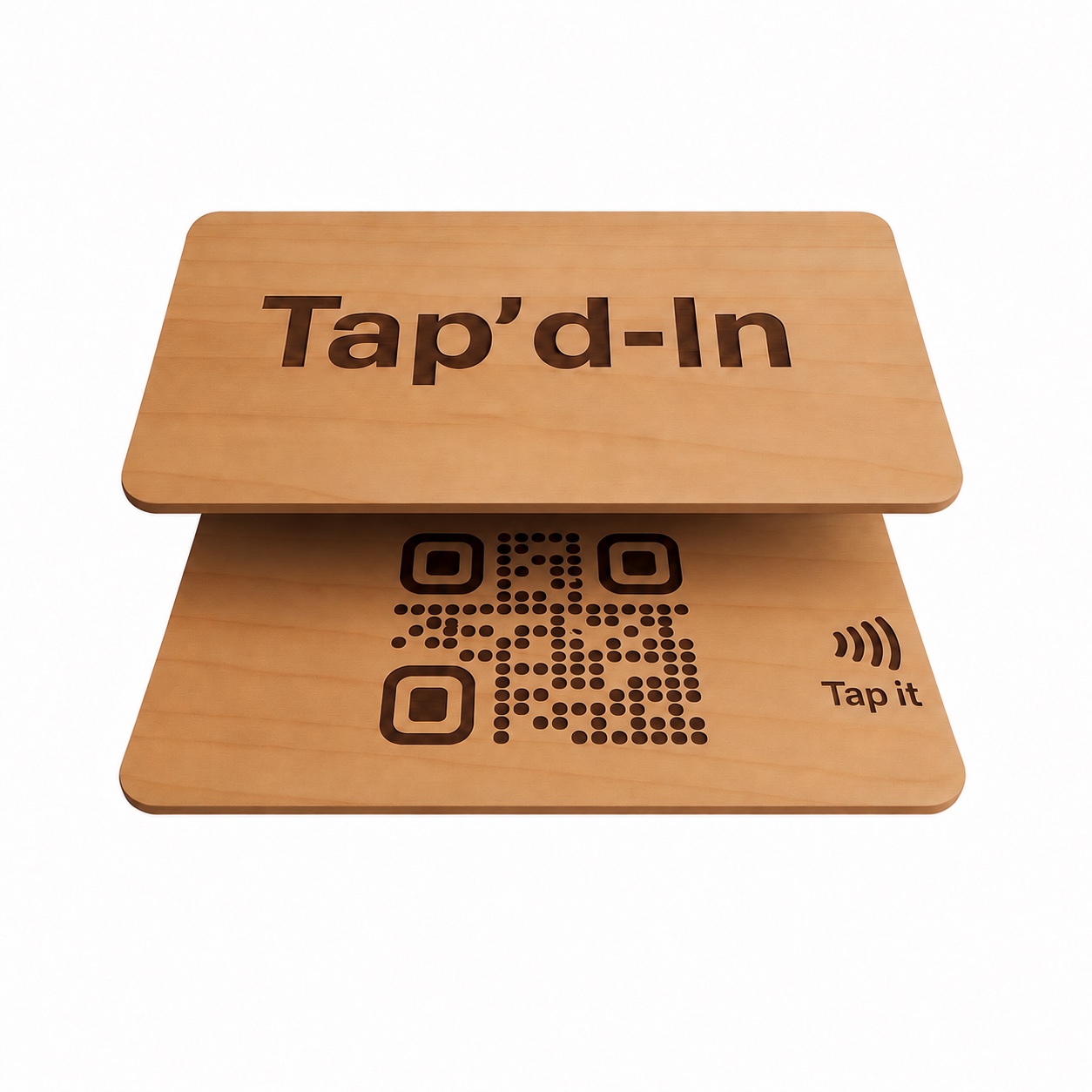 Wooden Tap’d-In NFC card